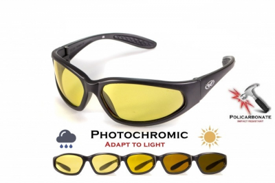 Окуляри захисні Global Vision Hercules-1 Photochromic Yellow