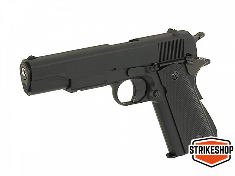 Страйкбольний пістолет STTI Colt 1911 Green Gas Black