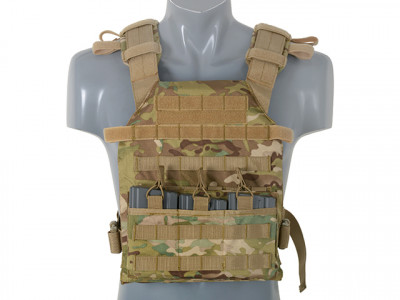 Плитоноска 8Fields Assault Plate Carrier With Dummy SAPI Plates Multicam