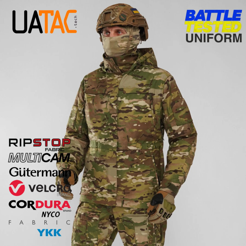 Штурмова куртка UATAC Gen 5.3 Multicam Original Весна/Літо Size L