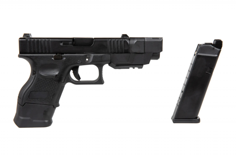 Страйкбольний пістолет D-Boys Glock 26 Advanced CO2 Black