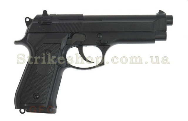 Страйкбольний пістолет Beretta M92F/M9 SRC GC-104 Plastic CO2