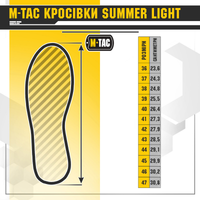 Кросівки M-TAC Summer Light Olive Size 37